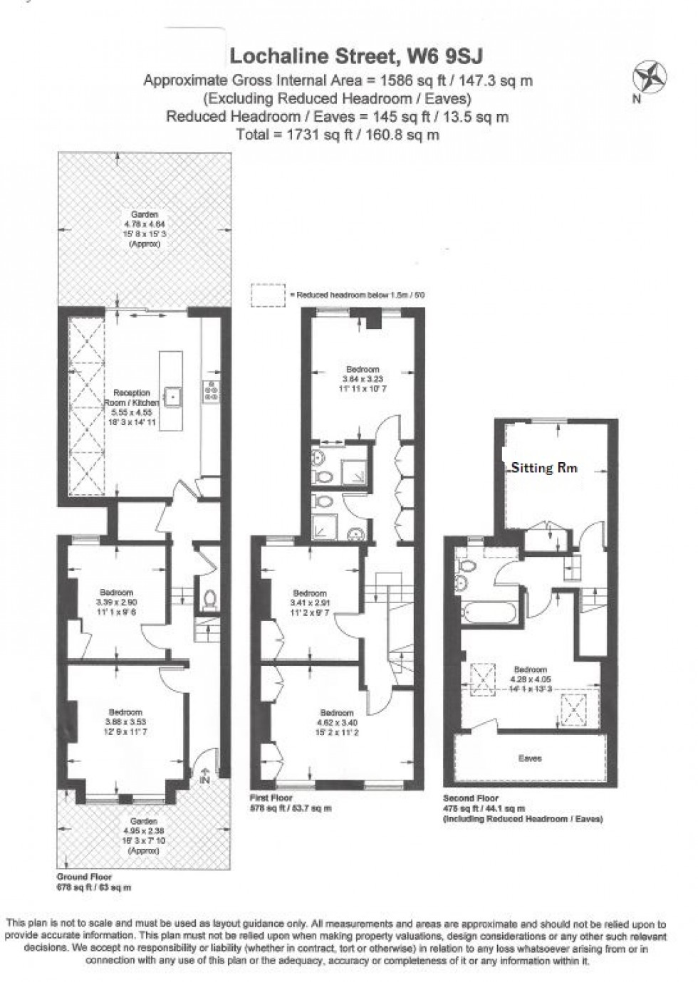 Floorplan for Lochaline Street, Fulham