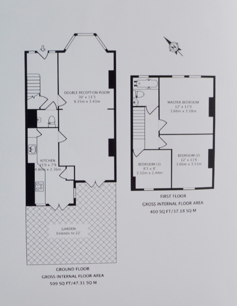 Floorplan for Ernest Gardens, Chiswick