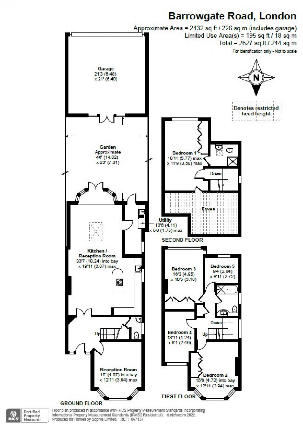 Floorplan for Barrowgate Road, Chiswick